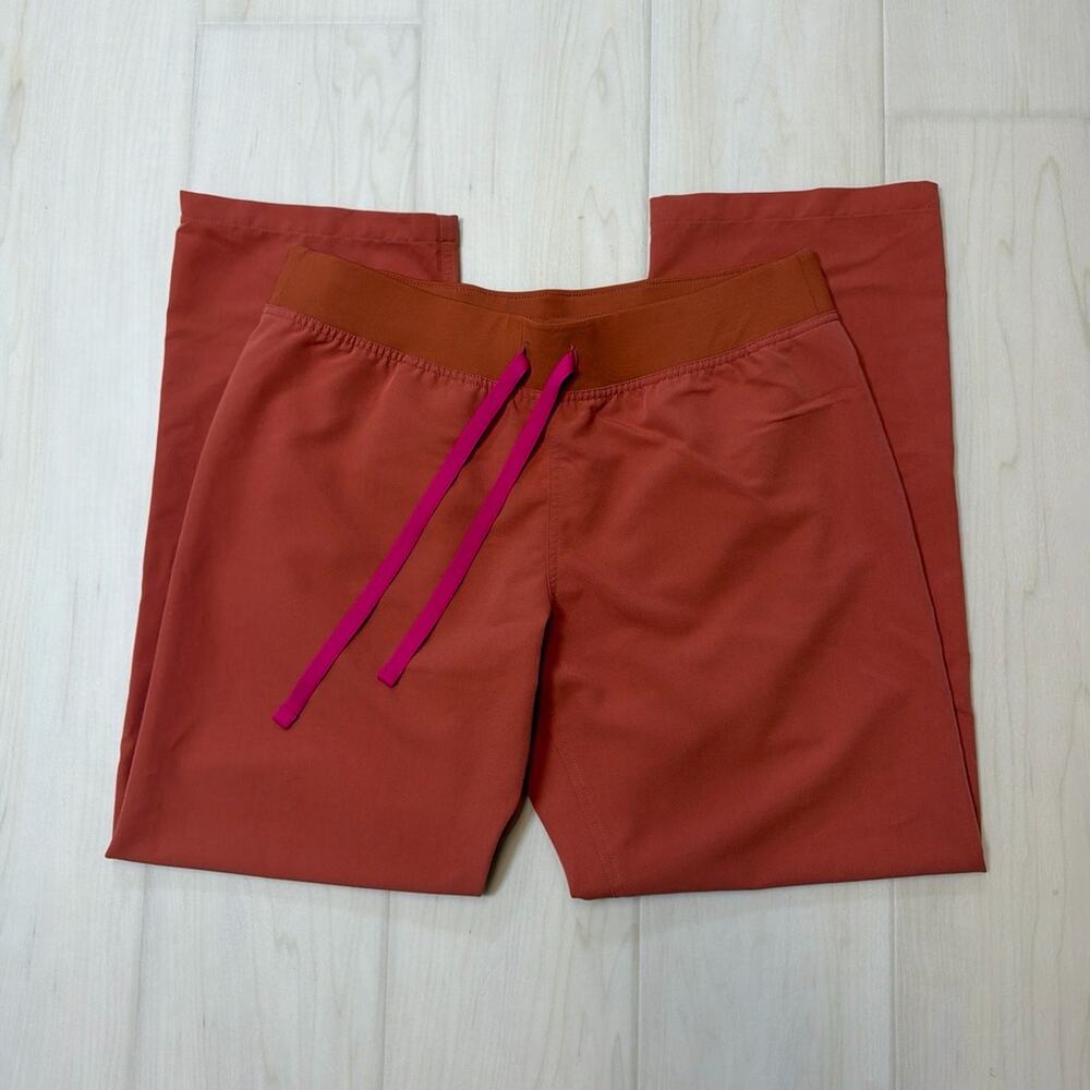 FIGS Terracotta Livingston Straight Leg Medical Nursing Scrub Pant Size L/P